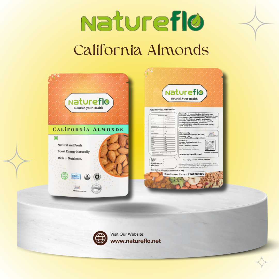 Natureflo Almonds -150 gms